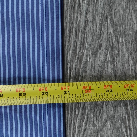 Vineyard Vines Polo Shirt Mens 2XL XXL Blue Striped Whale Logo Golf Performance - Picture 7 of 7